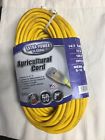 14580002 Coleman Cable Gauge Yellow Agricultural Extension Cord