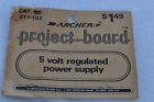 277-102 Vintage Archer Project Board Volt Regulated Power Supply