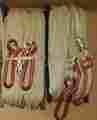 01-072-4415 38ft 5985 2 Military Antennas Guy Assembly Ropes Clips Red Super Strong