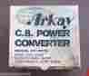 43-3512 Arkay Vintage C.b Power Converter Rare