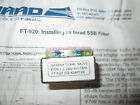 Ft-920 709.1 Inrad Ssb Filter Yaesu Free Ship