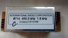 714-c Inrad 1.8 Khz Ssb Filter 455 For Yaesu Radios 714-c Inrad 1.8 Khz Ssb Filter 455 For Yaesu Radios