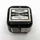 Ab-1a Midland Mc Mhz Vintage Crystal Filter Ham Radio Cb Shortwave