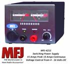 4215mv Adjustable Power Supply 15 Switching Volts Meter 4-16 Mfj Amp