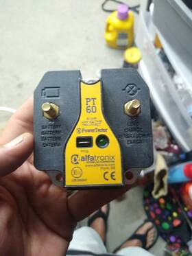 Ip65 Alfatronix Pt60 Powertector Solid State Battery Guard 9-32vdc 60a Untested