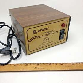 Ps-135 Antronic Corp P-135 Vintagr Regulated Dc Power Supply 115vac In 13.8vdc 5a Out Usa