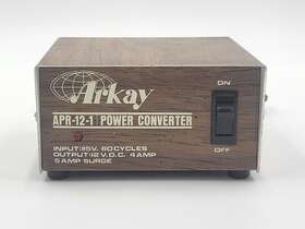 Apr-12-1 Arkay Power Converter 115v 60 Cycles Input 12vdc 4 Amp Output Vintage