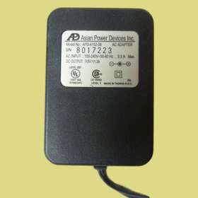 Apd-4152-08 Asian Power Devices Ac Supply Adapter Output 7.5v 2.0a 2000ma 3.45mm X 1.35mm Tip