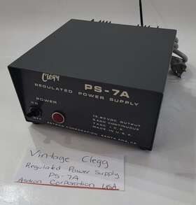 Ps-7a Astron Clegg Regulated Power Supply Corporation Made In Usa Vintage Read