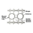 Bb-s10-10 Commscope Heavy Duty Welded Pipe To Clamp For Base Antennas