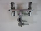 Jbc1095 Bracket Cb Mount Mirror Deluxe Two-sided Aluminum Radio Dual Antenna 2 Studs