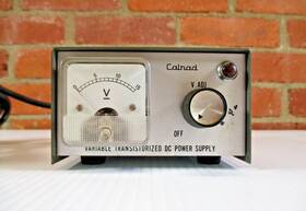 45-743 Calrad Vintage Variable Dc Power Supply Model 1.5 Amp Tested Works
