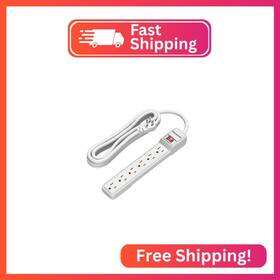 Dewenwils Hou615a 6-outlet Power Strip Surge Protector 15ft Long Extension Cord Low Pr