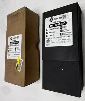 Ml100s24dc Emcod Led Driver 24vdc / Class 2 120v 60hz 1a 96w Max New