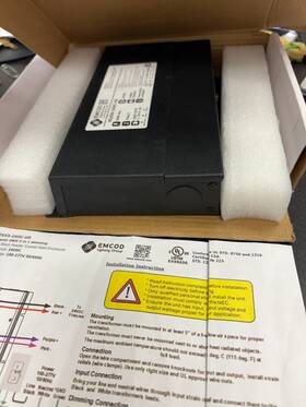 Emcod Mle96-24dc-ud - Series -electronic Constant V -110-277v 5-1 Led Driver