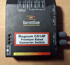 Ps14p Garrettcom Ps14p-48vdc Magnum Poe Power Source Convenient Switch 4 X 10/100 Rj45 Ports