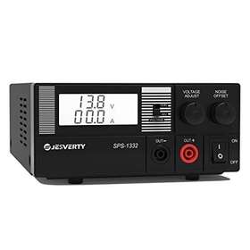 Jesverty 680306174256 Universal Compact Bench Power Supply- 30 Amp Regulated Home Lab Benchtop Ac-t