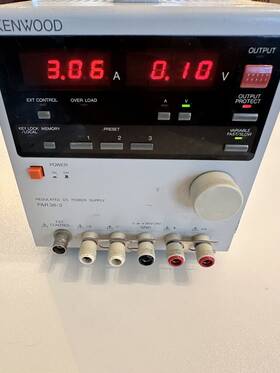 Pa36-3a Kenwood Regulated Dc Power Supply 0-36 V 0-3a