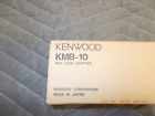 Kmb-10 Km-10 Kenwood 0019048155009