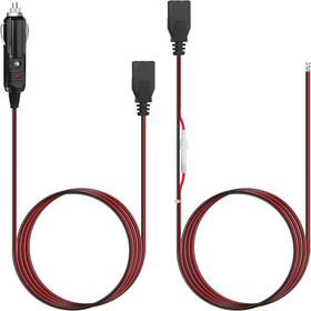 Luiton 445047310362 Cb Radio Power Cord/cables/accessories 2-wire 15a 3-pin Cord With 12v C