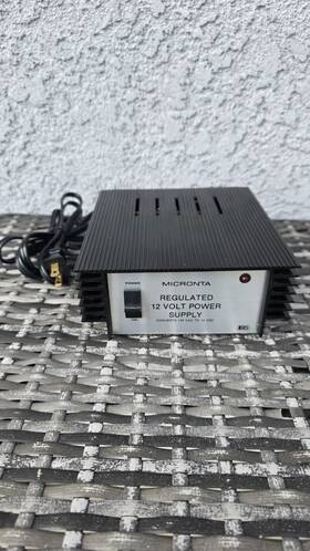 Micronta 22-12oa 12 Volt Power Supply 120vac To 12vdc #22-12oa Tested Works Radio Shack