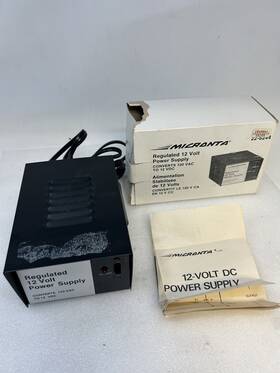 Micronta 22-8244 Regulated Power Supply 120 Vac To 12 Vdc