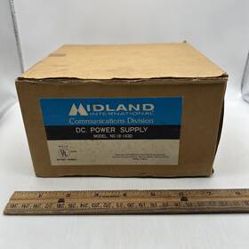 18-143d Midland Cb Radio Power Supply Model Nos Mint In Box Complete