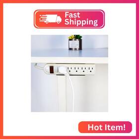 Monzlteck Dps-01 Universal Power Strip Mount - Under Desk Or Wall Fits 1.6 Inch To 2.4 W