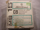 Ms-15 Metrosound Cb Accessories Floor Or Hump Lockmount Bracket