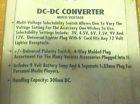 360-57211 Power Converter Multi Dc-dc Voltage Adapter