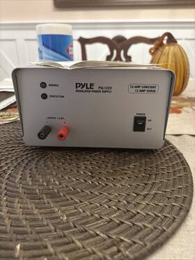 Pyle Psl122x 12amp Ac/dc Power Supply With Meters For Ham Cb Radio