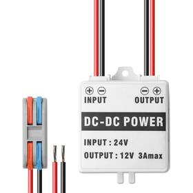 Radioddity 894949000698 Sdc12 24v To 12v Dc Step Down Converter With Fuse For Mobile Radio
