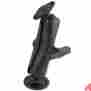 Ram-138u Ram Mounting Systems Mount 1.5 Diameter Ball Flat Surface W 2.5 Round Base Diamond