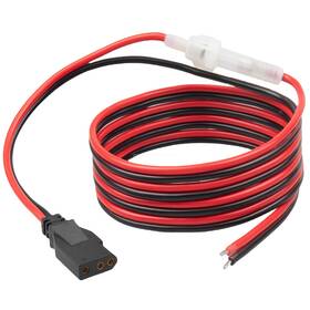 Red Wolf 926585410857 Cb Radio Power Cord 3pin Conector 16awg Wire With 15a Fuse For Cobra Uniden Connex