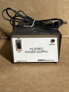 Ba-44a Staco Vintage Filtered Dc Power Supply Model Ps-4 72 Watts Nice Original