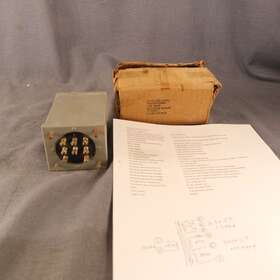 5950-00-284-4194 Stromberg Carlson Sealed Power Transformer 115 Input 300 Vct 200ma And 6.3 1.2 Amp Output Tested