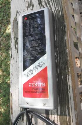 Vrp9853 Zenith Vintage Radio Corp Power Supply Untested