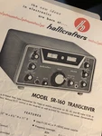 Vintage Hallicrafters SR-160 Transceiver Radio Spec Sheet. Fixed Price $11.99.