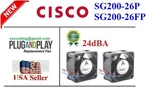 2X Original Delta Genuine Fans For Cisco SG200-26FP. Fixed Price $45.95.