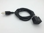 Gonset Communicator Ii Amateur Vhf Transceiver Ac Power Cord Cable U.s. Plug. Fixed Price $69.54.