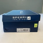 Sperry Men's Tarpon 2-EYE Boat Shoes Dark Tan Size 13 New In Box. Fixed Price $65.00.