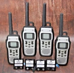 4 Uniden GMR5089-2CKHS Two Way Radio Batteries Untested. Fixed Price $74.98.