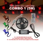 5M 10M 20M 5050SMD Rgb Led Strip Light Kit 44 Key Remote Outlet 5A Power Combo. Fixed Price $26.79.