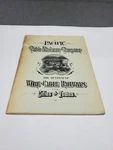 Pacific Cable Co, Wire Railways 1887, 1967 Reprint, Fold Out Map. Fixed Price $19.19.