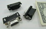 10 Female D-sub Connectors DE9 Pin Angle Pc Board Mount Screw Terminal DE-9 4-40. Fixed Price $8.99.
