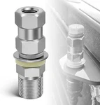Cb Antenna Stud Mount Adapter 3/8"X24 To SO-239 Uhf Female Dual Hex Nut For Jeep. Fixed Price $9.99.