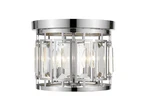 Mersesse 3-LIGHT Flush Mount Ceiling Chrome. Fixed Price $356.00.