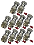 10 Lot Procomm JBC901 Brass Cb Radio Antenna Stud Mount 3/8 24 Lug Terminal Type. Fixed Price $60.95.