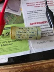 Vintage Solar Sealdtite .5 Uf 600V Paper Guitar Amp Capacitors Tested 1 Nos. Fixed Price $26.00.