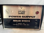 Untested Npc Model 102 Power Supply 115VAC/12 Vdc 4 Amp Solid State. Fixed Price $21.95.